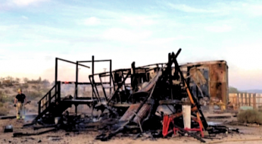 Combat veteran’s home completely Destroyed in fire