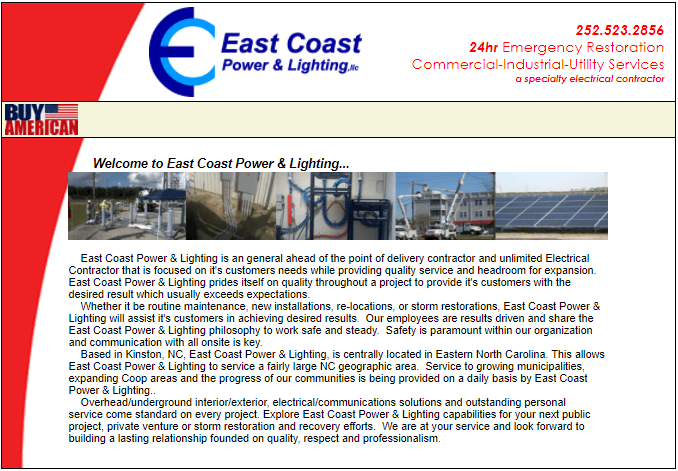 East Coast Power & Lighting